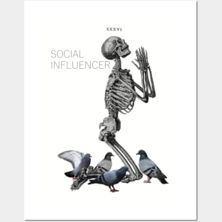 social influencer Posters and Art